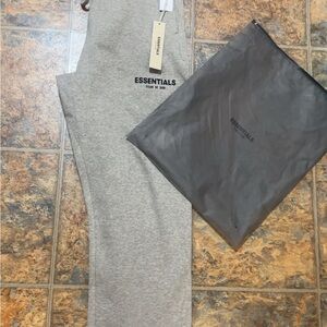 Fear of God Essentials Heather Gray Sweatpants